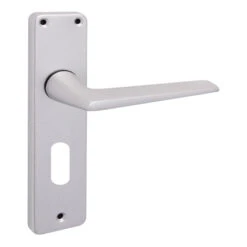 Union 644 Teal Door Furniture Lever Aluminium