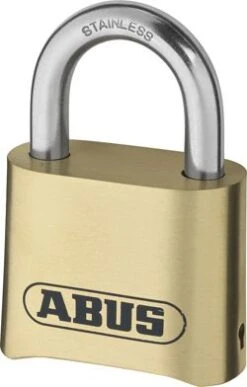 ABUS 180 Series 4 Dial Combination Padlock Stainless Steel Shackle