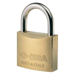 CISA 22010 4 - 5 - 6 Pin Brass Padlock