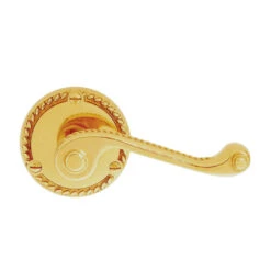 Asec Georgian Door Furniture Handle On Round Rose