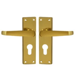 Asec Victorian Door Furniture Lever Straight Handle