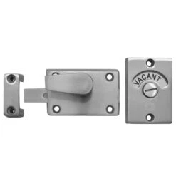 Asec Bathroom Door Indicator Bolt Satin Stainless Steel