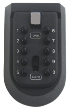 Asec Key Safe Lock Box Black