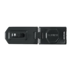 Squire SHH1 Single Hinged Flexible Hasp And Staple Black