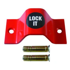 PJB Lock It Bike Anchor Red