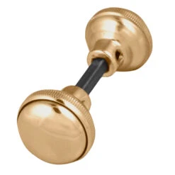 Union Y5249PL Rim Knob Set Brass