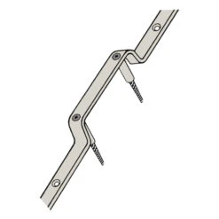 Kickstop 2009 And 2010 London Door Bar 16mm And 20mm White