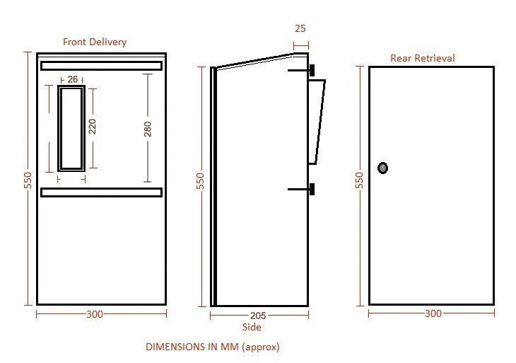 G2 Gate And Railing Secure Post Box - Image 5