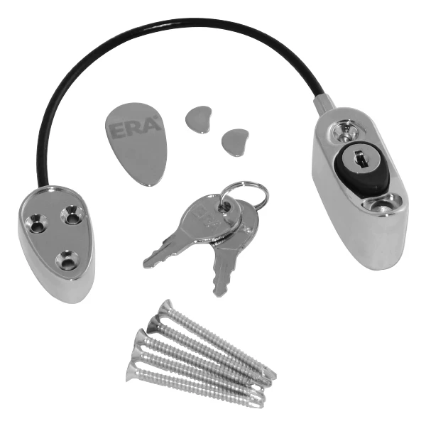 ERA 723 Safety Window Restrictor Locking - Brown Chrome Gold White - Image 3