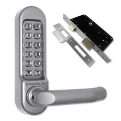 Borg Locks BL 5003 Digital Lock With Euro Lock Case Stainless Steel - BL5003SS