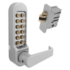 Borg Locks BL 5402 Digital Lock With 28mm Aluminium Latch Stainless Steel - BL5402SS