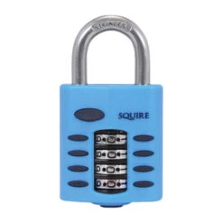 Squire CP50S Combination Weather Resistant Padlock Open Shackle - 50mm