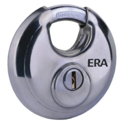 ERA Round Discus High Security Padlock - Neighbourhood Watch Approved