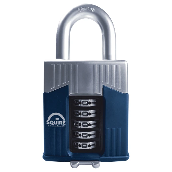 Squire Warrior Combi 45 55 65 Combination Padlocks With Hardened Steel Shackle