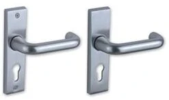 Union 630-15-3 Aluminium Lever Escape Door Furniture