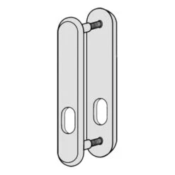 N/A Kickstop 9600 Deadlock Door Guard Lock Guard 188mm For UK Mortice Dead Locks