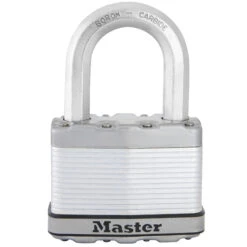 Master Lock Excell Laminated Padlocks With Open Shackle