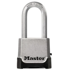 Master Lock Excell Long Shackle Combination Padlock With Backup Key - M176EURDLH