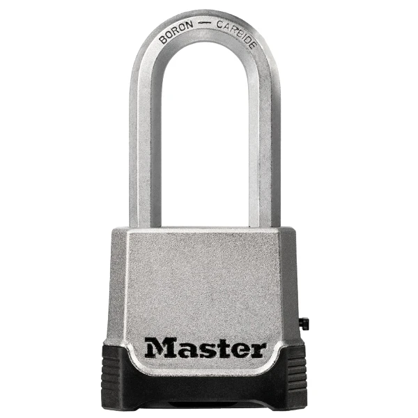 Master Lock Excell Long Shackle Combination Padlock With Backup Key - M176EURDLH