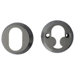 Skanex Escutcheon For Scandinavian Cylinders - Stainless Steel